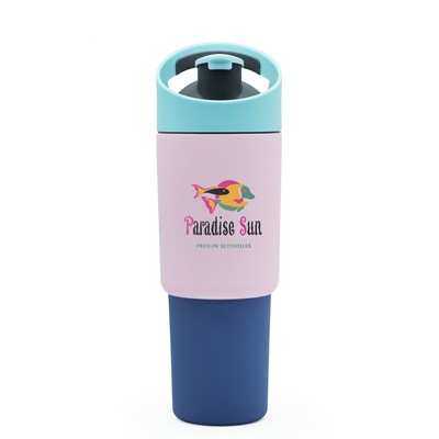 32 Oz. Asobu Cosmic Tumbler with Dual Function Lid